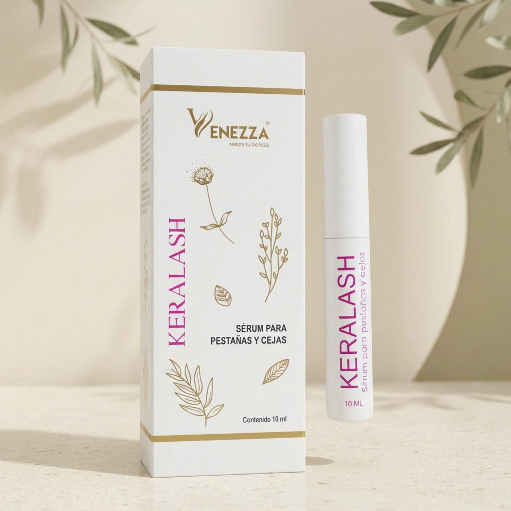 Keralash de Venezza con fondo marfil natural y minimalista